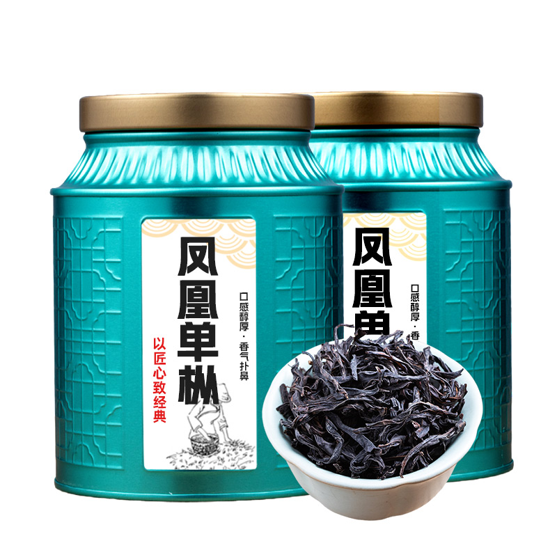 凤凰单枞鸭屎香 清香型潮州单丛茶叶乌龙茶蜜兰香礼盒装250克罐装