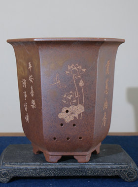 紫砂兰花盆盆景盆陶瓷蕙春建墨兰