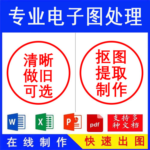 PNG电子版文档格式签名图明盖印