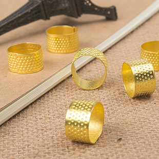 缝纫DIY工具 金色顶针 优质 铜顶针 顶针 家居 家庭缝补用