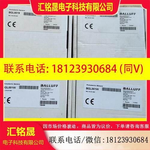 议价:巴鲁夫BGL0001 BGL0019 原装进口