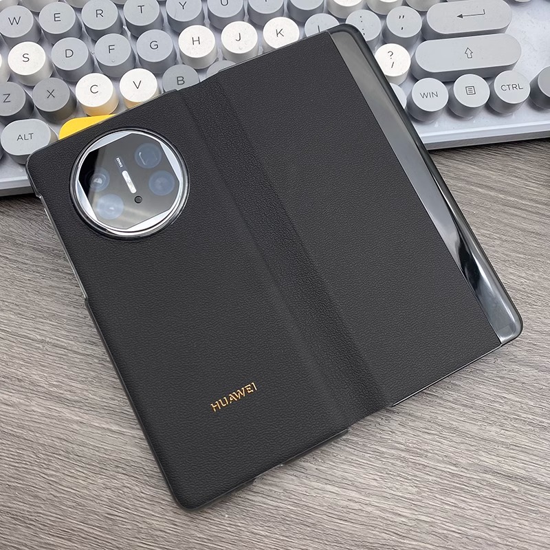 适用于华为matex5原装同款手机壳全包防摔X5典藏版翻盖磁吸智能视窗皮套X3真皮原厂高级感商务保护套男女款