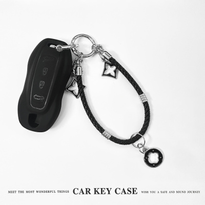 适用于保时捷Macan钥匙套25款玛卡新能源EV钥匙壳新款电车24款