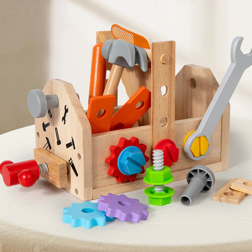 拧螺丝玩具儿童仿真修理工具箱