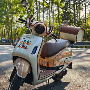 适用本田25款NS125LA车身装饰贴纸立体马里奥个性改装配件虚线贴