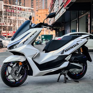 适用本田PCX160车头拉花贴纸车身翅膀版画反光防水贴膜改装饰配件