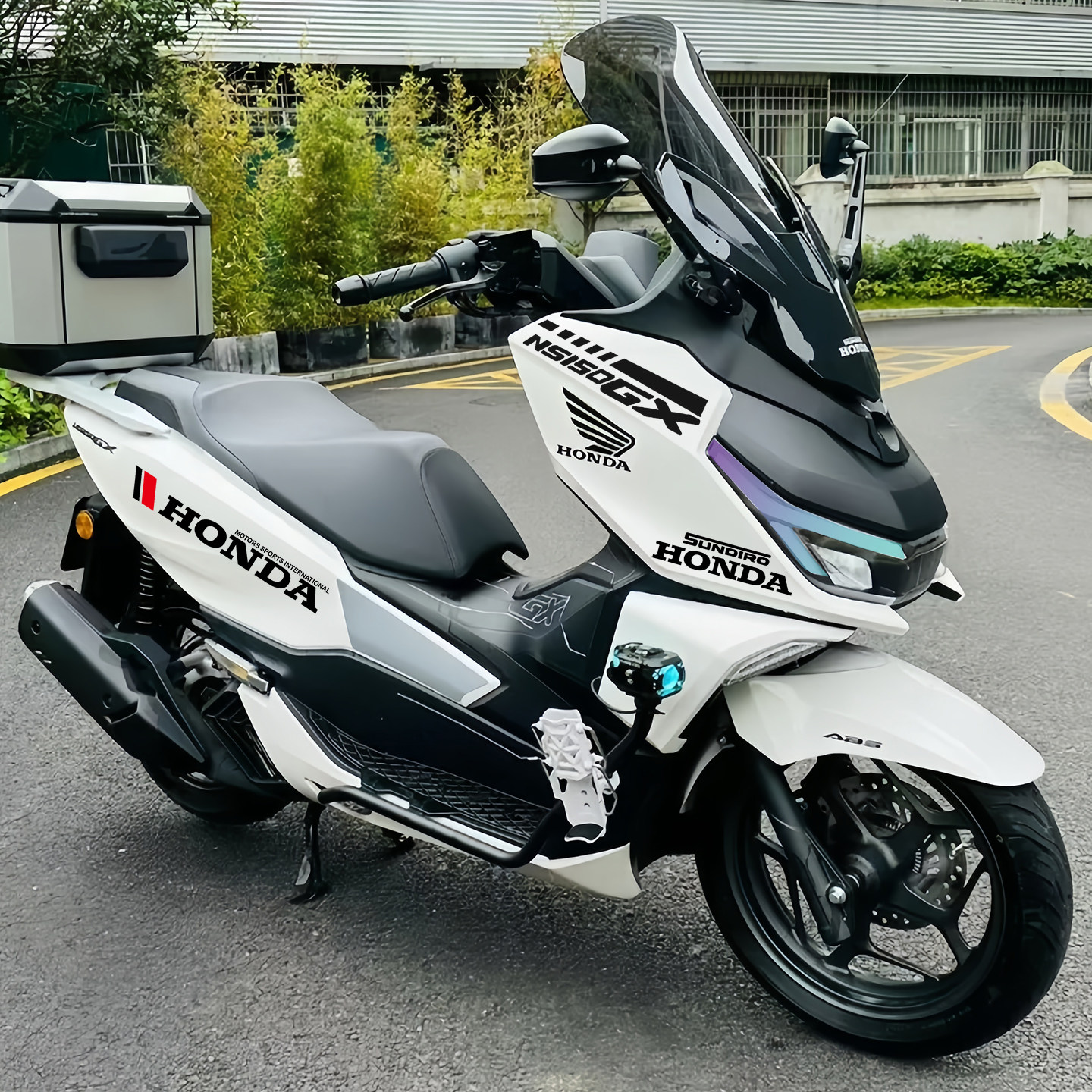 适用于本田NS150GX车贴纸摩托车身logo拉花防水贴花版画反光装饰