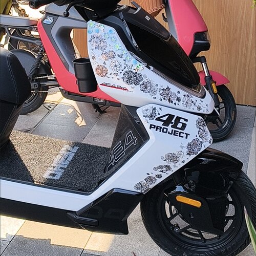 适用极核AE4SE/AE5i迷雾黑金樱贴