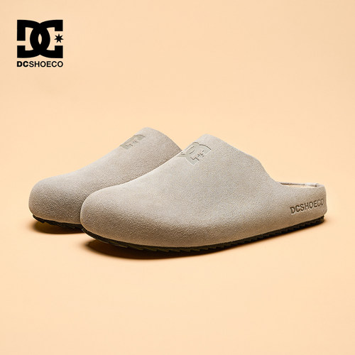 DC SHOES经典勃肯鞋女2025新款女鞋冬季厚底半拖一脚蹬增高鞋子女