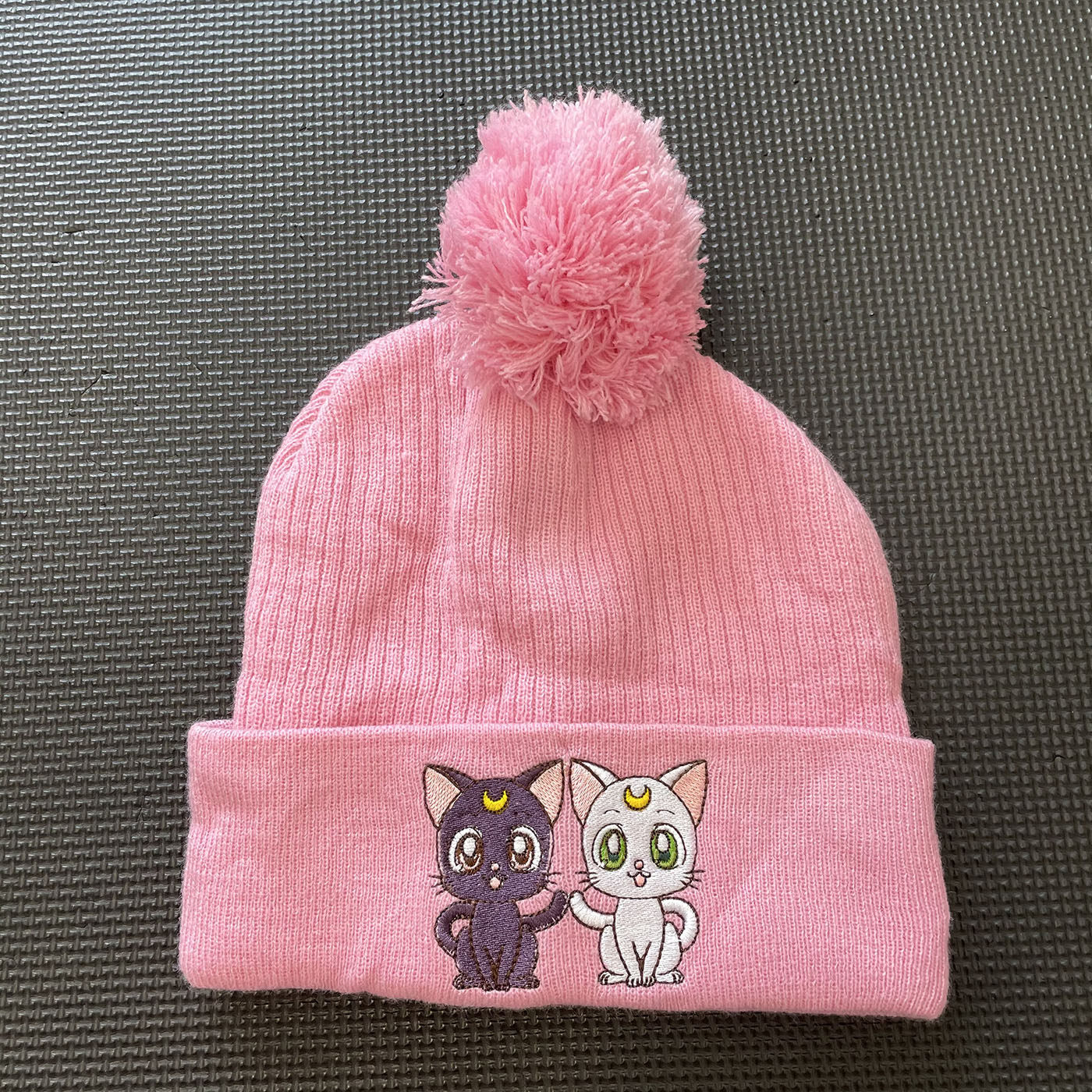 外贸尾货露娜猫月野兔美少女战士女大童粉色针织帽可爱冬季帽子,童装/婴儿装/亲子装,帽子,淘宝优惠券,粉丝福利购,淘宝优惠卷