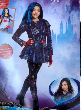 瑕疵105-150高女童后裔cos服儿童化妆舞会服装万圣节儿童套装拍照