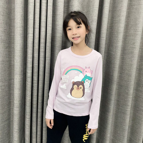女童长袖上衣儿童打底衫
