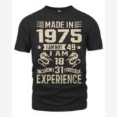 Women Old 1976 Birthday Years Shirts 49th 1975 Men Gift