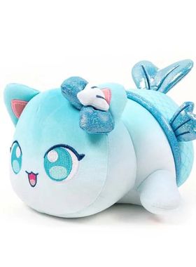 Cute meows aphmau boneca de pelúcia aphmau mee meow comida