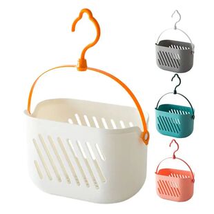 Shower Caddy Organizer With Handle Drain Bathroom Basket Bin