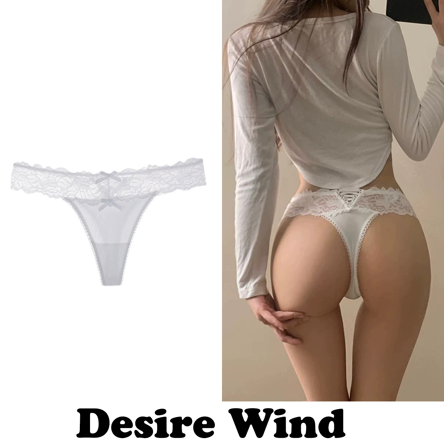 『Desire』禁欲系绑带丁字裤女