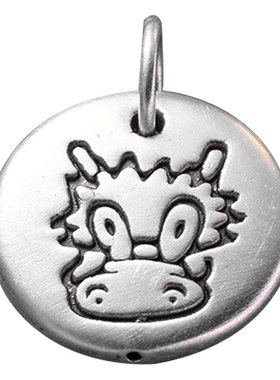 999足银3D硬银吊坠挂件12生肖