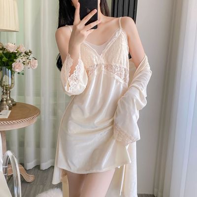 金丝绒睡衣女2025新款