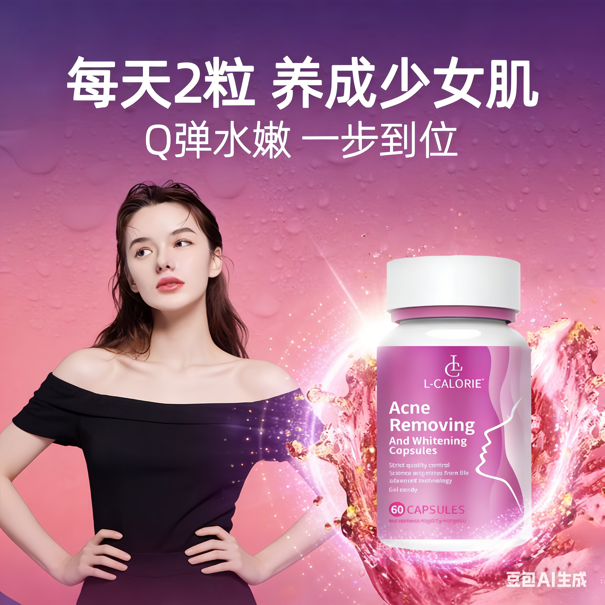 sungit焕肤f提亮美白胶原蛋白维C内服养肤黄褐斑官方正品Ht5