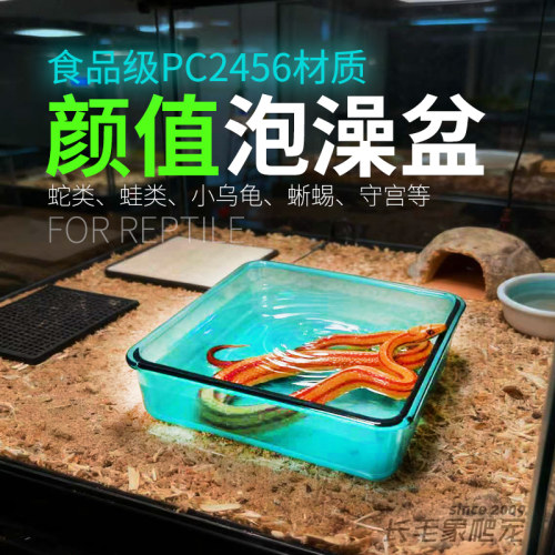 食品级爬宠泡澡盆加厚耐用