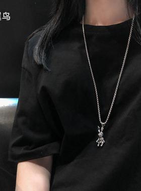小兔子项链女网红ins潮长款