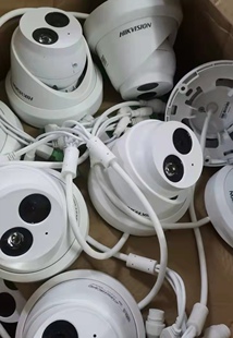 二手海康威视100万枪式 H.264 监控摄像头200万红外网络半球摄像机