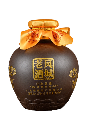 凤城老酒清雅米香白酒42度500ml
