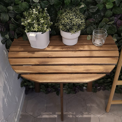 宜家户外可折叠靠墙阳台桌子