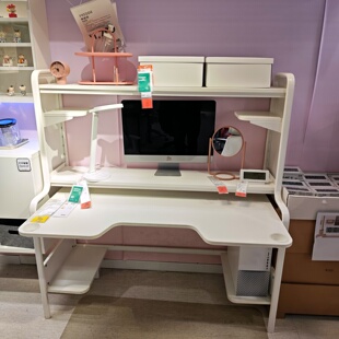 黑色电脑桌 电竞游戏桌 宜家国内代购 弗雷德工作台书桌