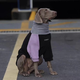 大狗狗德牧衣服中大型犬秋冬季保暖加厚外套杜宾金毛拉布拉多衣服