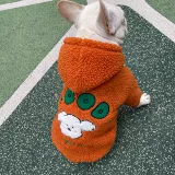 Осенняя и зимняя собака с капюшоном, борьба с одеждой, сгущенной бархатной бархатной бархатной болотой