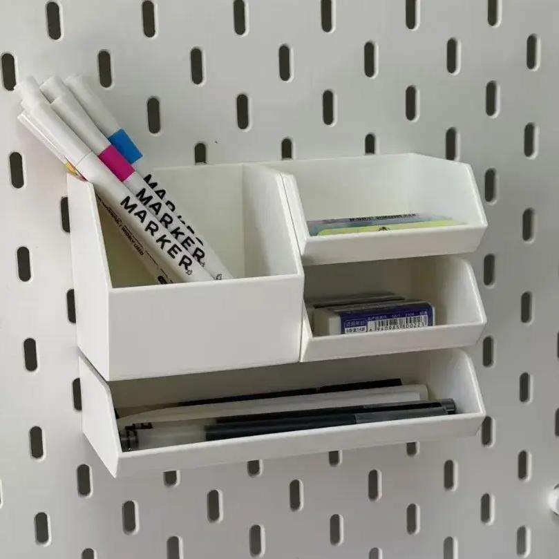 适用宜家SKADIS斯考迪斯洞洞板配件零件收纳盒 可改金属方孔圆孔,收纳整理,收纳洞洞板,淘宝优惠券,粉丝福利购,淘宝优惠卷