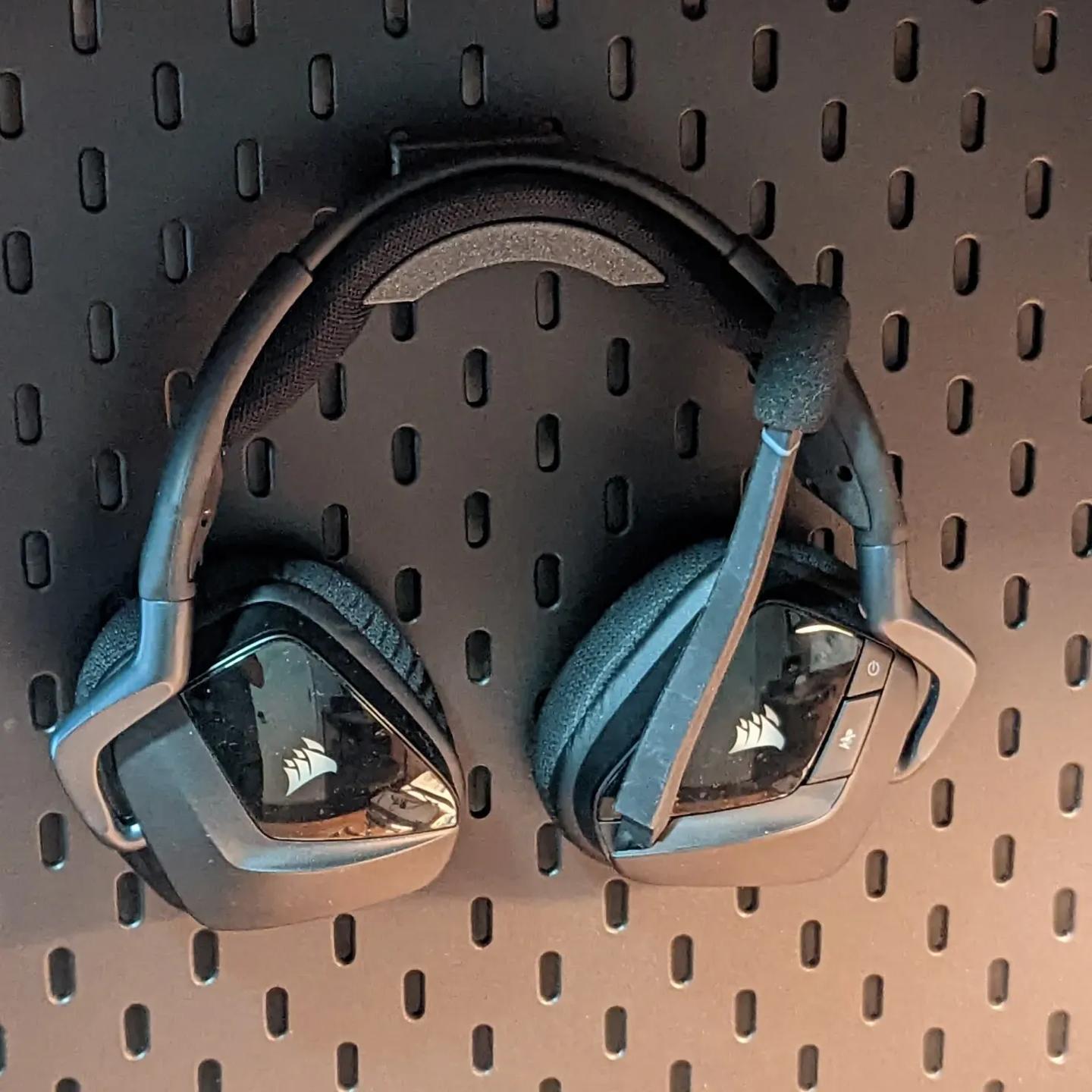 洞洞板配件燕尾头戴式耳机支架