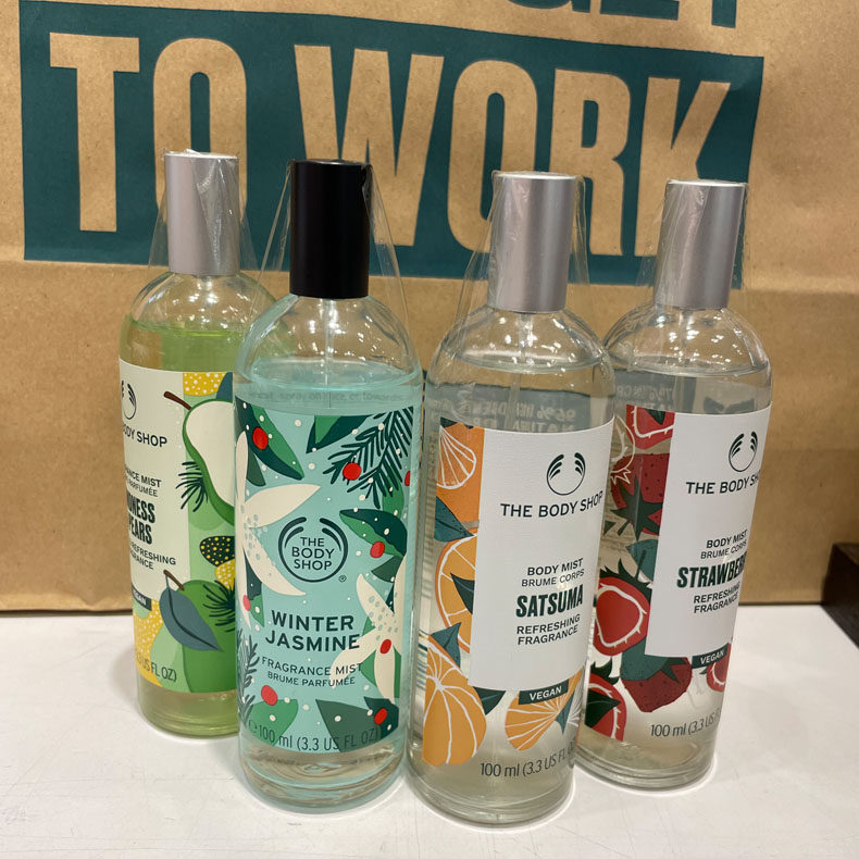 英国the body shop日本樱花浪漫香氛身体喷雾爽肤水/香水100ml