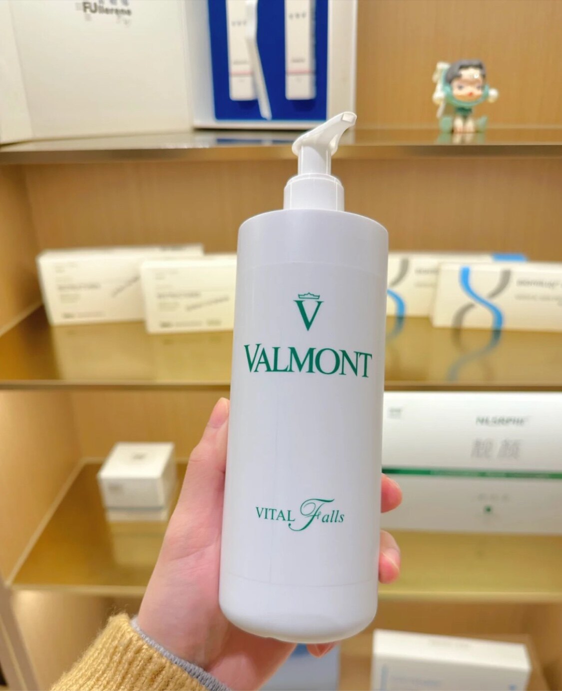 valmont法尔曼生命之泉500ml院装润肤露爽肤水湿敷搭幸福面膜