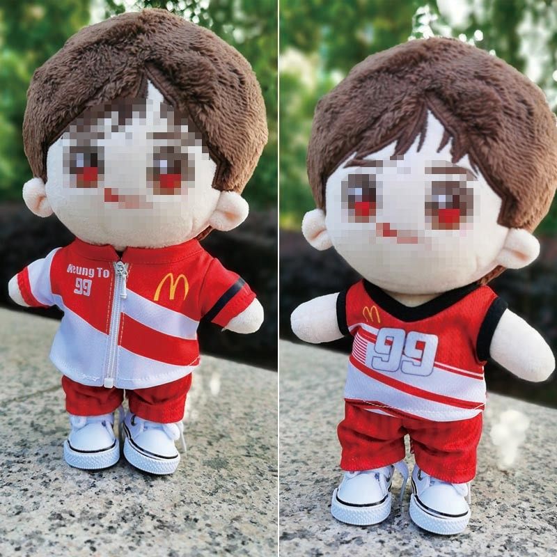 现货香港Mirror20厘米棉花娃娃姜濤同款纯手工99篮球套装玩偶娃衣,模玩/动漫/周边/娃圈三坑/桌游,棉花娃娃/毛绒玩具娃衣,淘宝优惠券,粉丝福利购,淘宝优惠卷