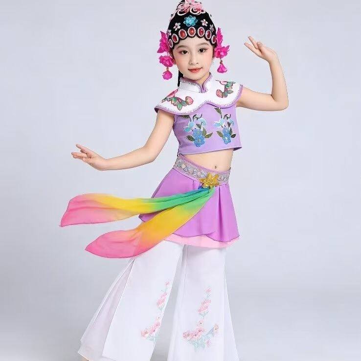 出租粉墨花旦演出服儿童俏小京剧戏服梨花颂赤伶舞蹈心有翎兮表演图片