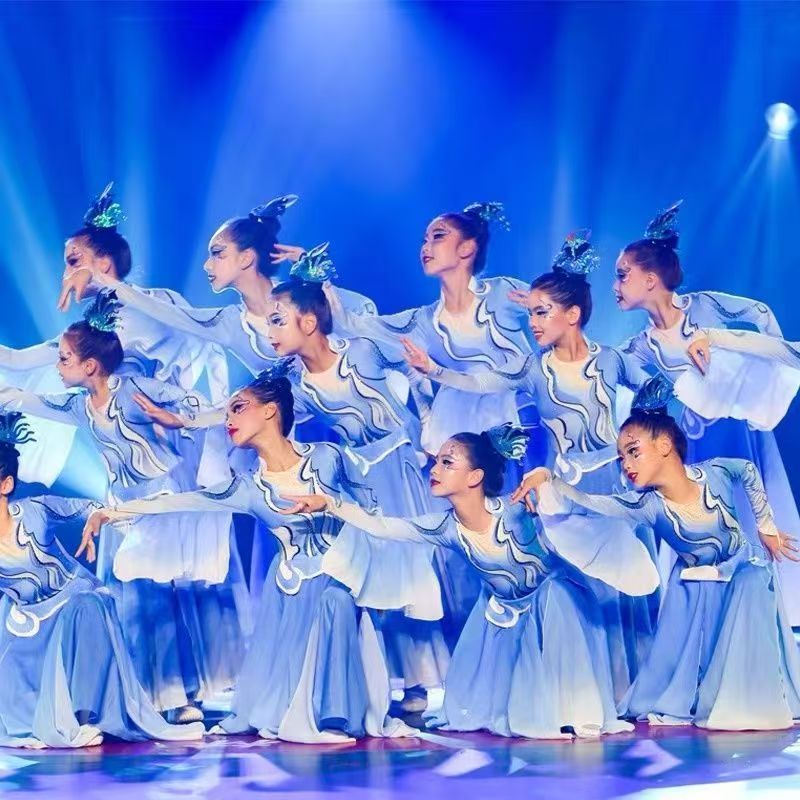 出租乘风破浪象山水月扬帆起航舞蹈服少年风采校运动会开幕式服装