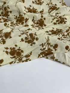 G04夏季印花双绉雪纺面料 柔软垂坠透气裙子上衣旗袍工厂剩余布头