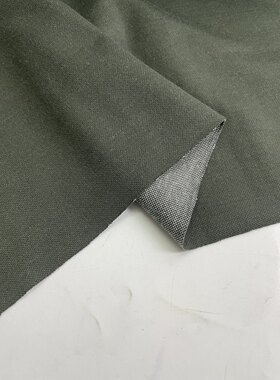 B259秋冬季混纺纯色深绿色针织布头 柔软垂坠冬裙上衣diy服装面料