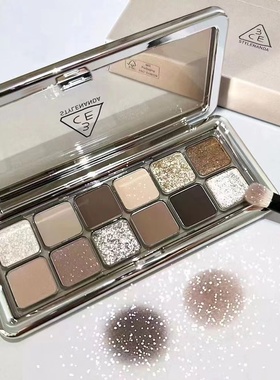 韩国  3CE12色水泥盘#RAW NEUTRALS