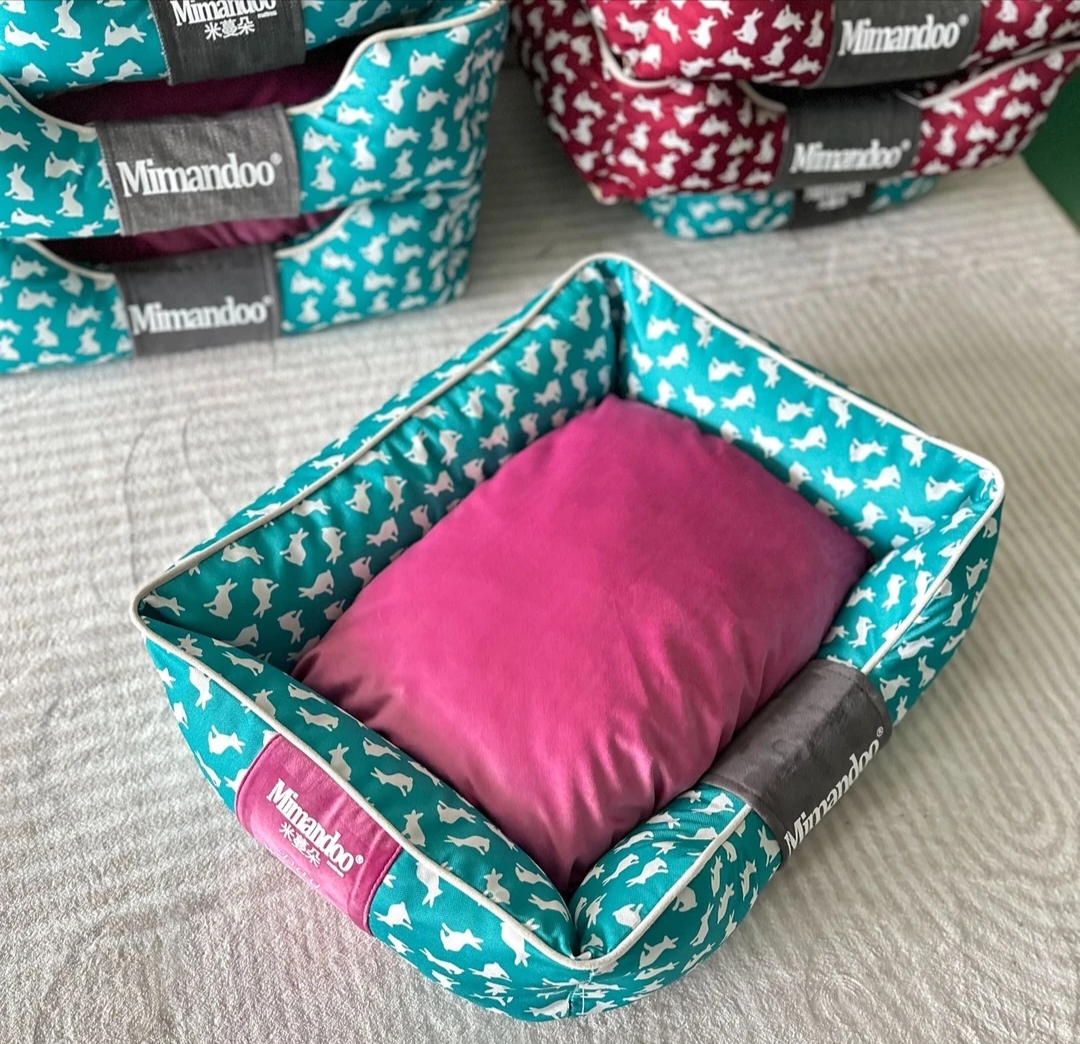 帆布狗窝猫窝全可拆洗印花猫窝中小型犬狗宠物窝
