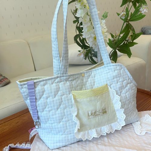 米蔓朵小众公主小型猫狗宠物包外出包单肩可手拎轻便可爱口袋