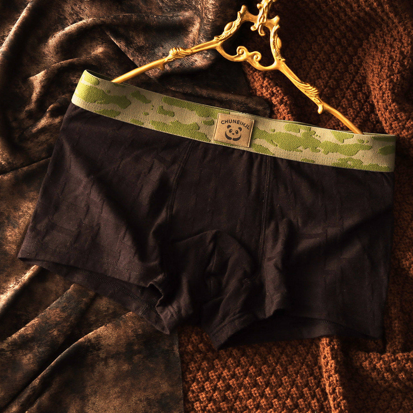 森系纯棉男士内裤简约时尚个性条纹中腰四角裤男款男式男生平角裤,女士内衣/男士内衣/家居服,男平角内裤,淘宝优惠券,粉丝福利购,淘宝优惠卷