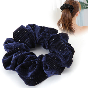 曌璇发圈女成人简约头饰发绳时尚 盘发丸子头头花淑女头绳布艺皮套