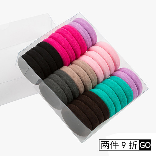无接缝橡皮筋头饰发绳韩版高弹力
