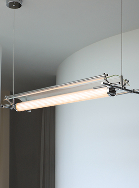 凯乔 高级感餐厅吊灯 现代简约餐桌极简马扎灯长条一字型吧台岛台