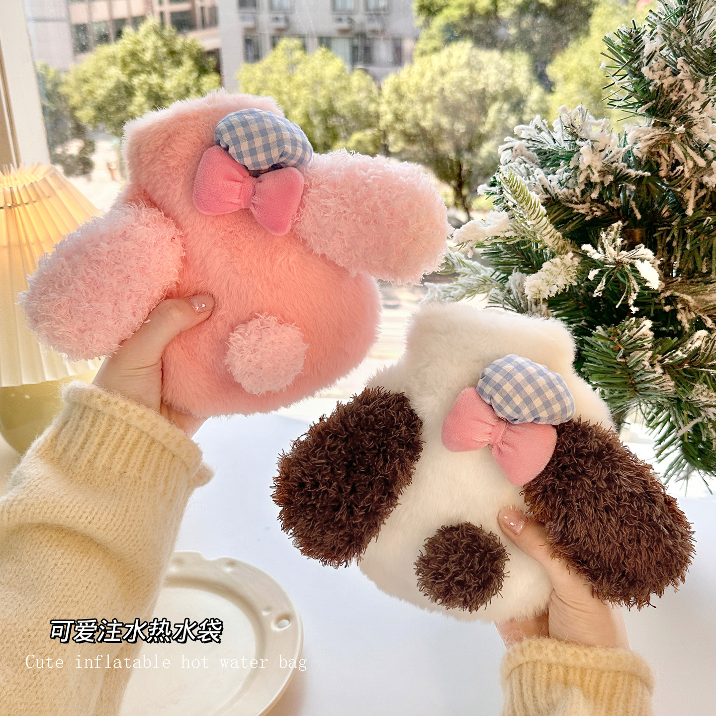 迷你注水热水袋暖水袋加厚防爆2025新款热敷被窝专用痛经暖宝宝,居家日用,热水袋,淘宝优惠券,粉丝福利购,淘宝优惠卷