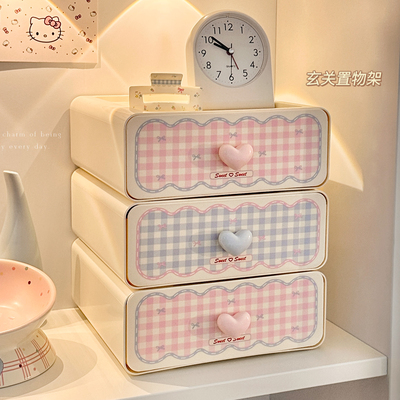 入户玄关收纳盒抽屉式设计