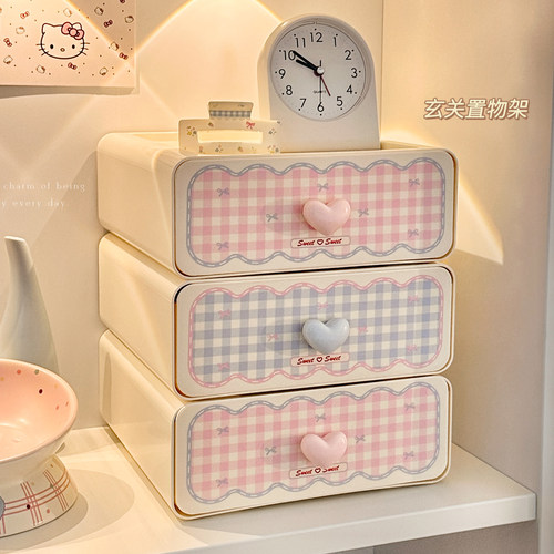 入户玄关收纳盒抽屉式设计